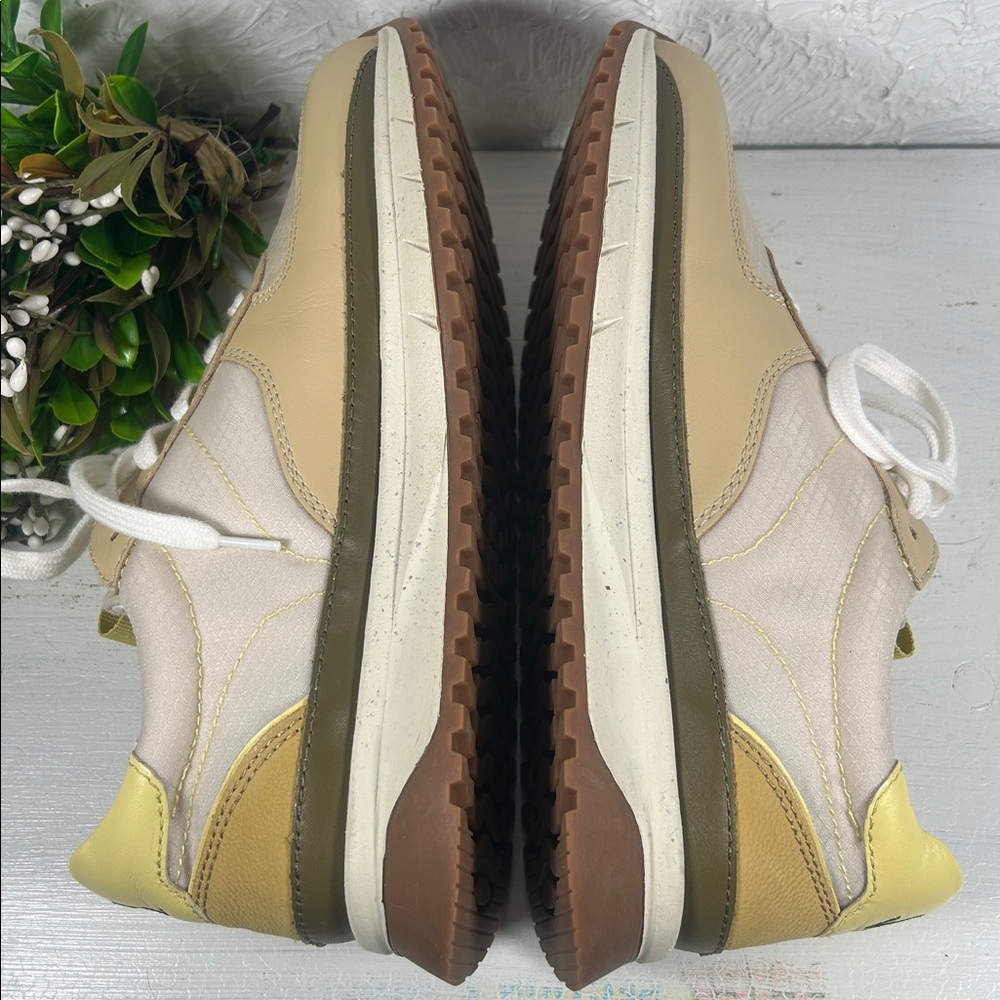 Madewell NWOT Kickoff Trainer Sneaker Yellow Tan Athletic Madewell Shoe Size 7 - Picture 11 of 14